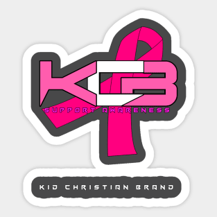 KC BRAND Breast Cancer Awareness 1 Sticker